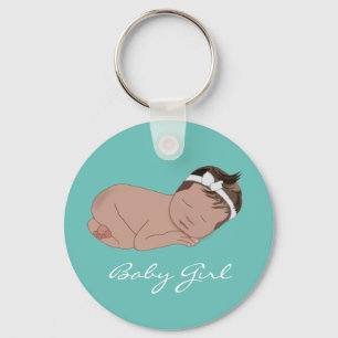 Llavero Bebé Niña Shower de Nuevo Bebé