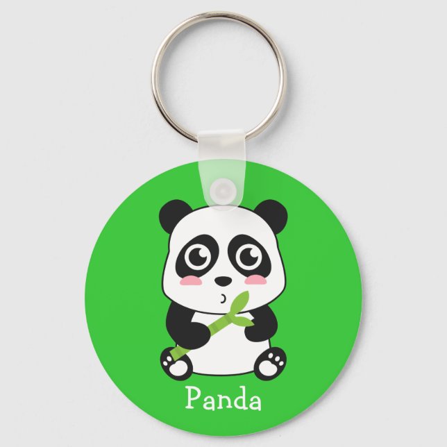 Llavero Bebé panda lindo y adorable (Anverso)