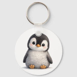 Llavero Bebé Pingüino Adorable – Diseño Suave y Encantador