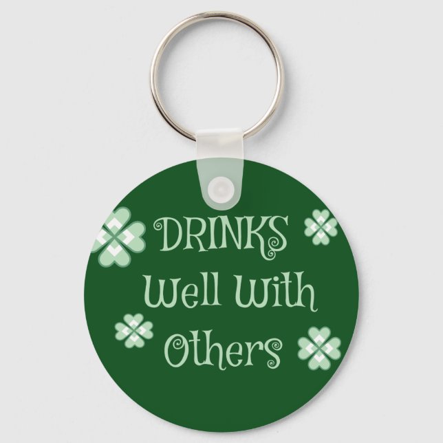 Llavero Bebe Saint Patricks Day Funny Green (Anverso)