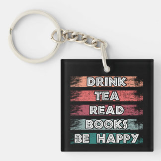 Llavero Bebe Té Lee Libros Sé Feliz