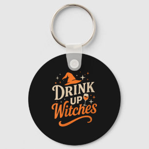 Llavero Bebed mujeres Brujas Vino Copa Halloween Soltera