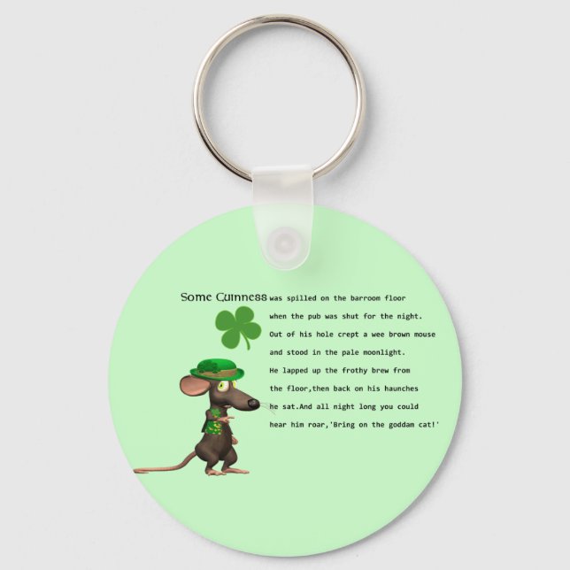 Llavero Beber de ratón irlandés (Anverso)