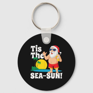 Llavero Beber Santa Claus Es El Navidad Del Mar-Sol En