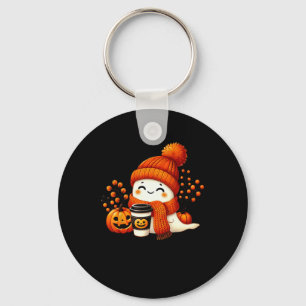 Llavero Bebida de la Copa de especias de calabaza fantasma