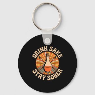 Llavero Bebida Divertida Sake Mantén la Sobriedad Humor Ja