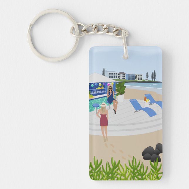 Llavero Bebidas en el Beach Bar (Frente)