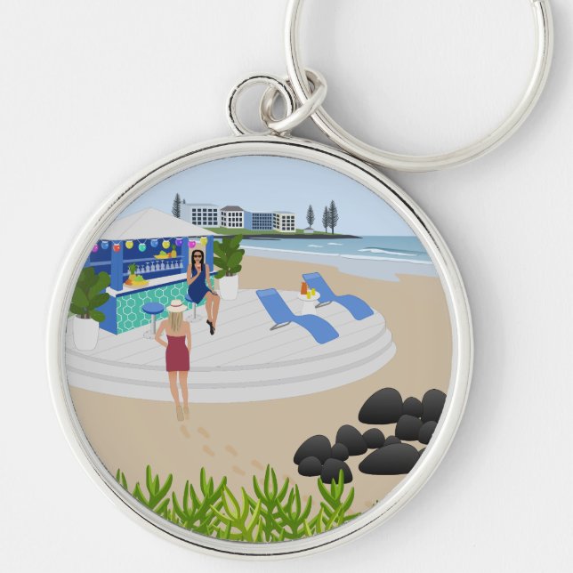 Llavero Bebidas en el Beach Bar (Frente)