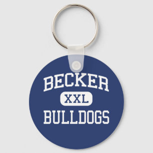 Llavero Becker - Bulldoges - Escuela Secundaria - Becker M