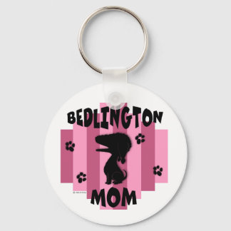 Llavero Bedlington Mom Keychain