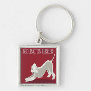 Llavero bedlington terrier