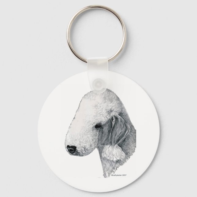 Llavero Bedlington Terrier (Anverso)