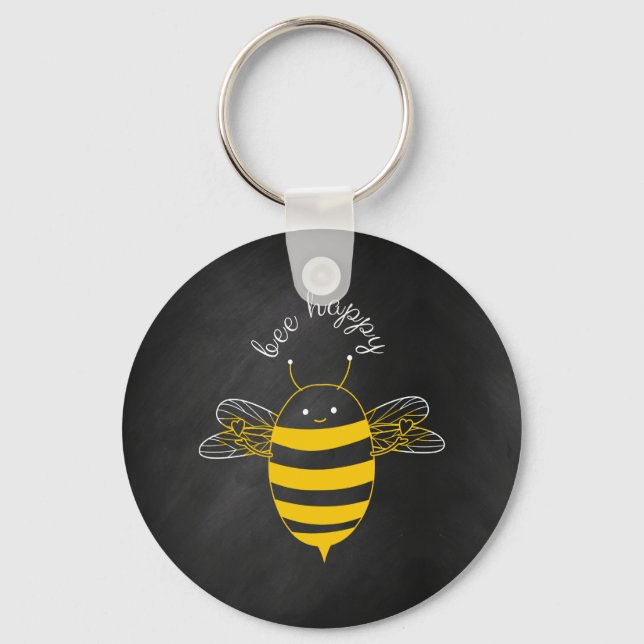 Llavero Bee Happy (Anverso)