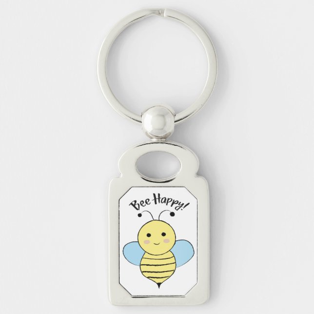 Llavero Bee Happy (Anverso)