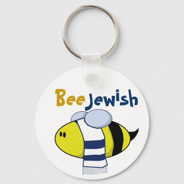 Llavero "Bee Jewish" (Anverso)