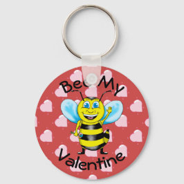 Llavero Bee My Valentine Keychain