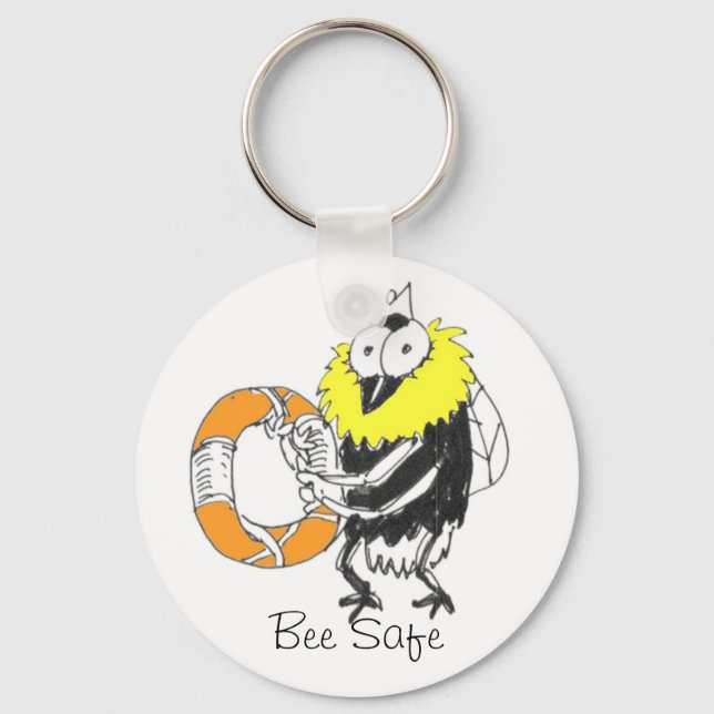 Llavero Bee Safe Keychain (Anverso)