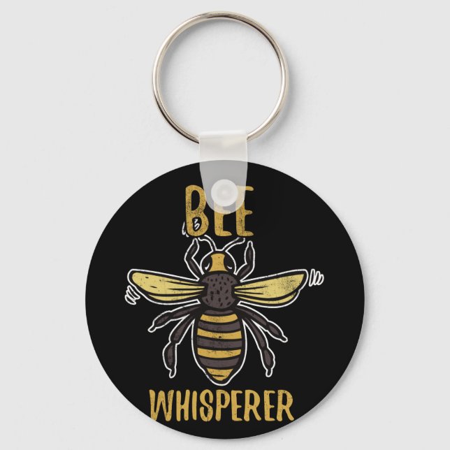 Llavero Bee Whisperer Beekeeper Honey Pollen (Anverso)