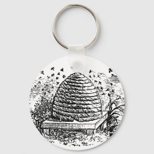Llavero Beehive vintage Abejas