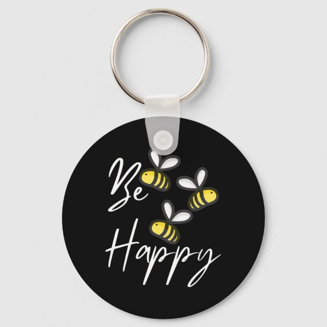 Llavero Beekeeper Gift | Beekeeper be Happy (Anverso)