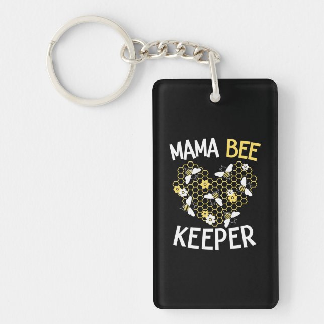 Llavero Beekeeper Gift | Mama Bee Keeper (Frente)