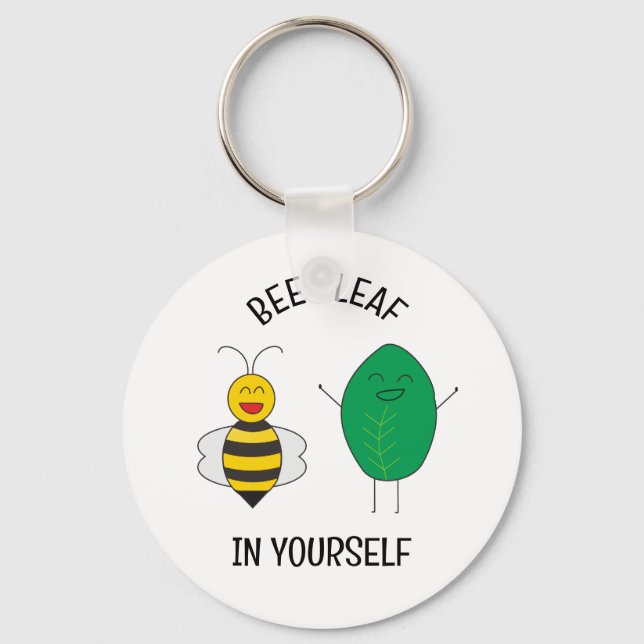 Llavero BeeLeaf en Yourself (Believe in you) Keychain (Anverso)