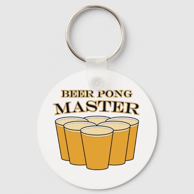 Llavero Beer Pong Master (Anverso)
