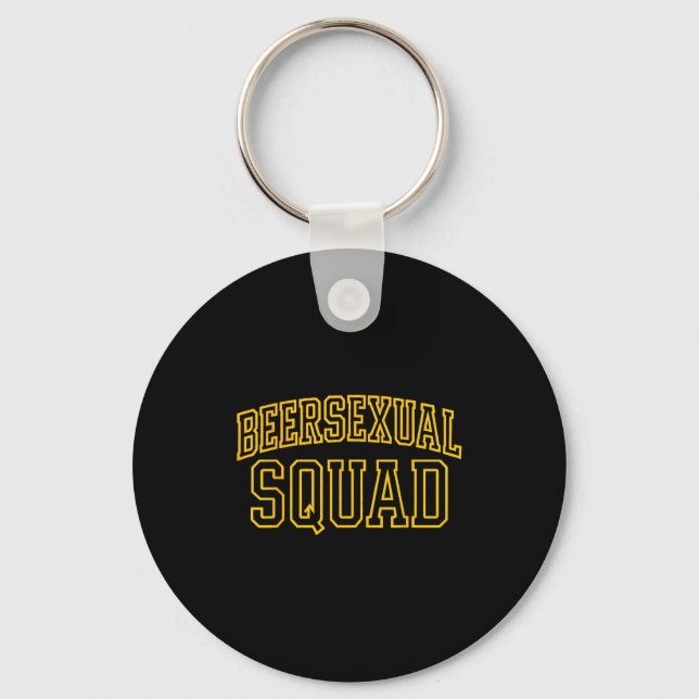 Llavero Beerual Squad Matching Group Bachelor Party Design (Anverso)