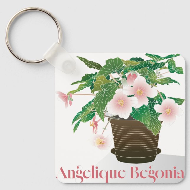 Llavero Begonia Keychain (Anverso)