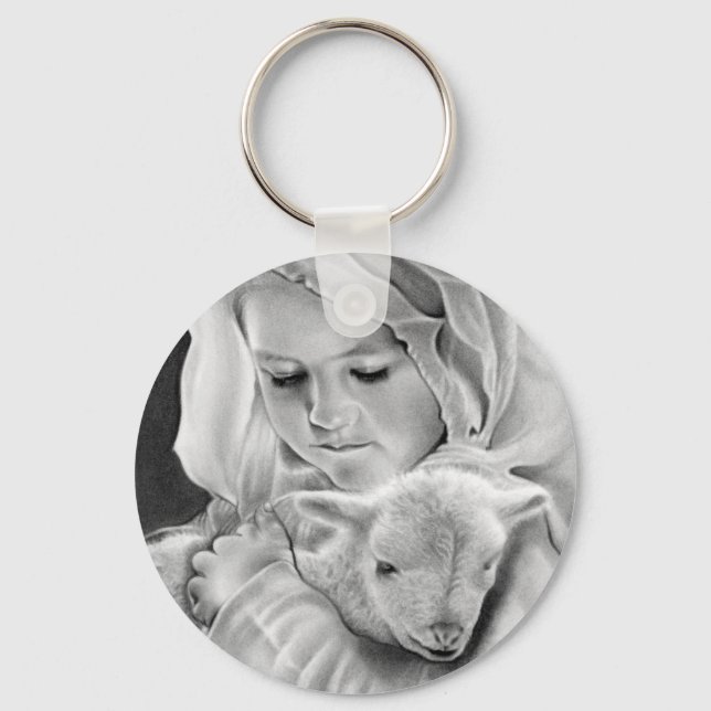 Llavero Behold the Lamb of God Keychain (Anverso)