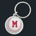 Llavero Béisbol<br><div class="desc">Anillo de claves de béisbol monogramado.</div>