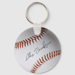 Llavero Béisbol con firma personalizada