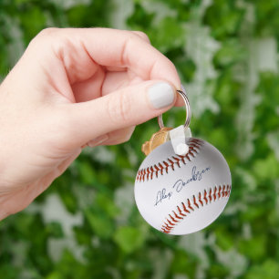 Llavero Béisbol con firma personalizada