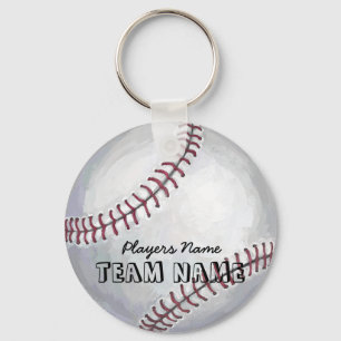 Llavero Béisbol con nombre y número