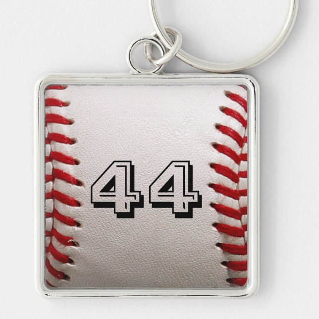 Llavero Béisbol con número de Personalizable (Frente)