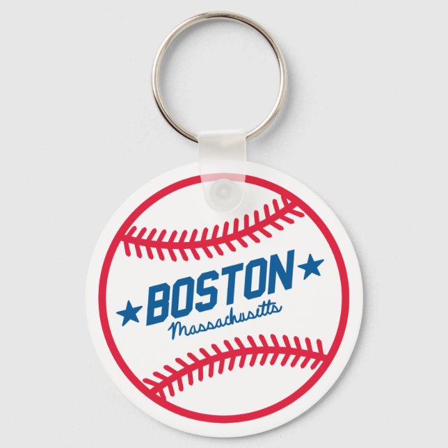 Llavero Béisbol de Boston (Anverso)