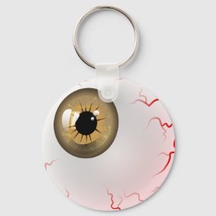 Llavero Béisbol de horror marrón