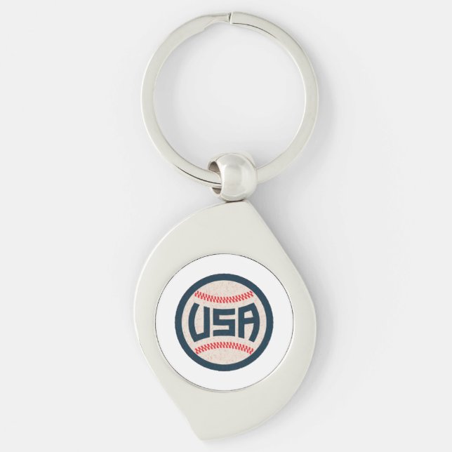 Llavero Béisbol del Equipo USA (Anverso)