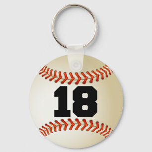 Llavero Béisbol del número 18