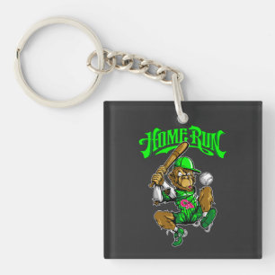 Llavero Béisbol Home Run Monkey