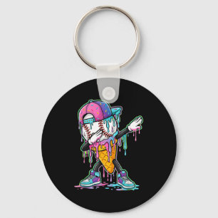 Llavero Béisbol que gotea drip chicos helado gotea béisbol