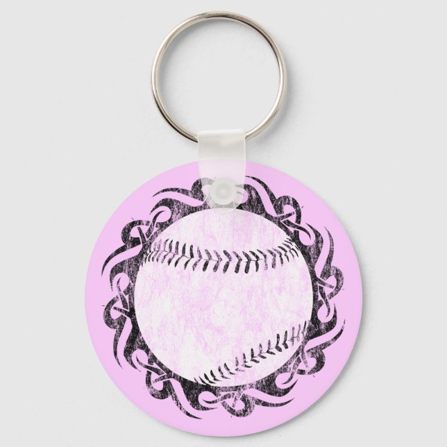 Llavero béisbol tribal. (Anverso)