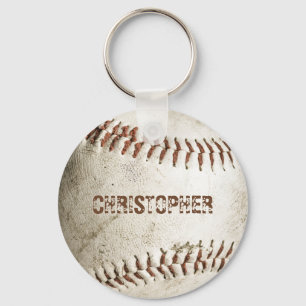 Llavero Béisbol vintage personalizado