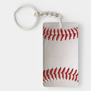 Llavero Béisbol y Softbol Costura Roja