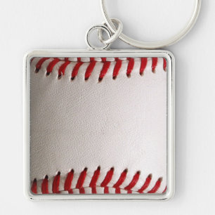 Llavero Béisbol y Softbol Costura Roja