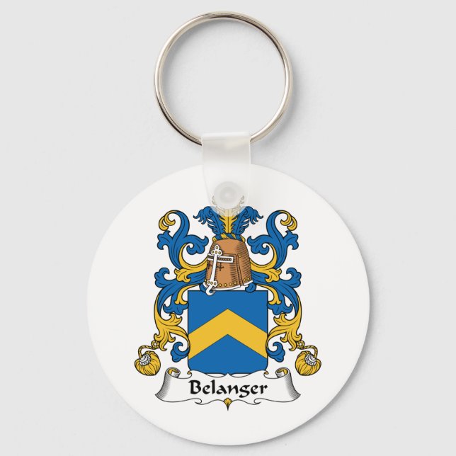 Llavero Belanger Family Crest (Anverso)