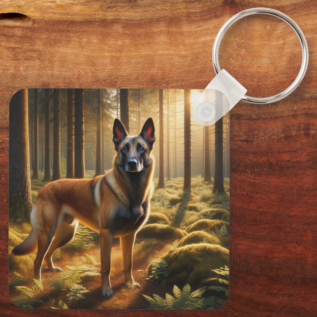 Llavero Belgian Malinois (Reverso )