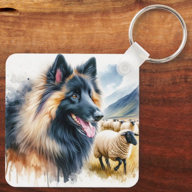 Llavero Belgian Tervuren (Reverso )