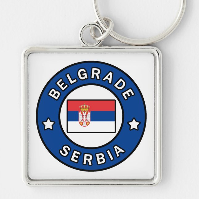 Llavero Belgrado Serbia (Frente)