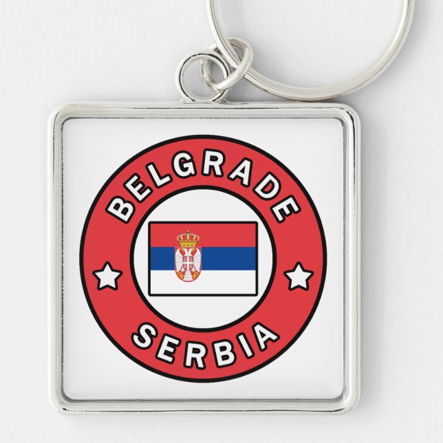 Llavero Belgrado Serbia (Frente)